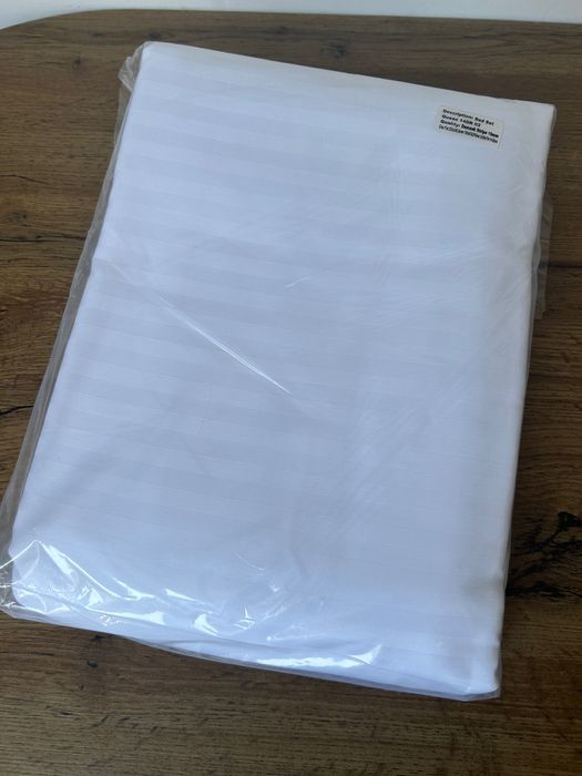 Set lenjerie pat bumbac - calitate hoteliera lux Damasc - Queen size