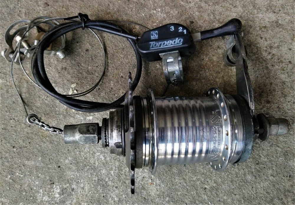 Трехступенчатая втулка Sachs Torpedo с ножным тормозом