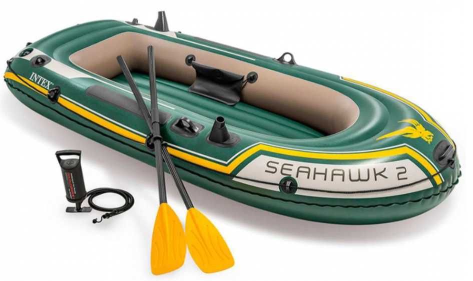 Лодка надувная 2х-мест. макс-240 кг. 236x114х41 см. Доставка бесплатно