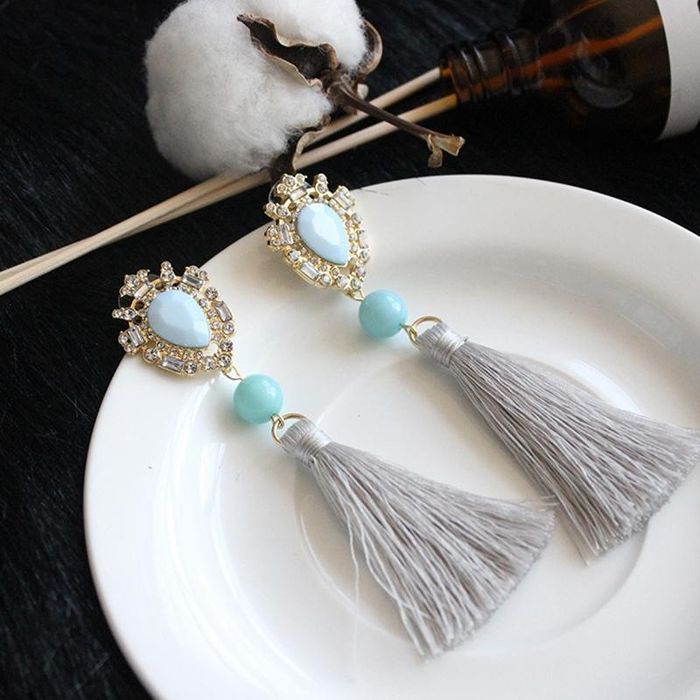 Новые серьги-кисти