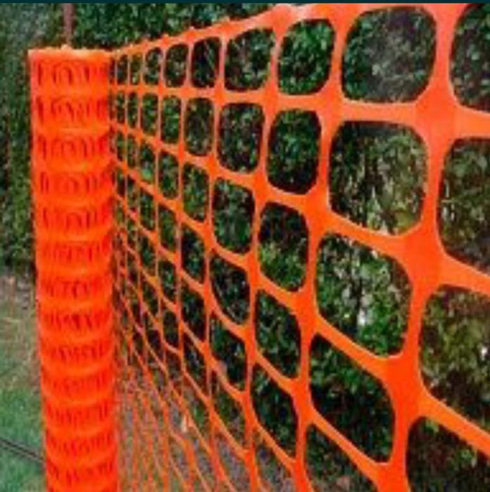 Сетка аварийная сигнальная , 1рулон =50м,высота =1м