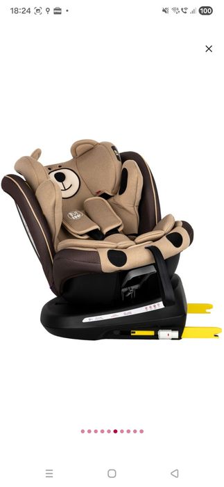 Scaun auto BUF BOOF Tweety Plus Deluxe rotativ 360 grade, Isofix, 0-36