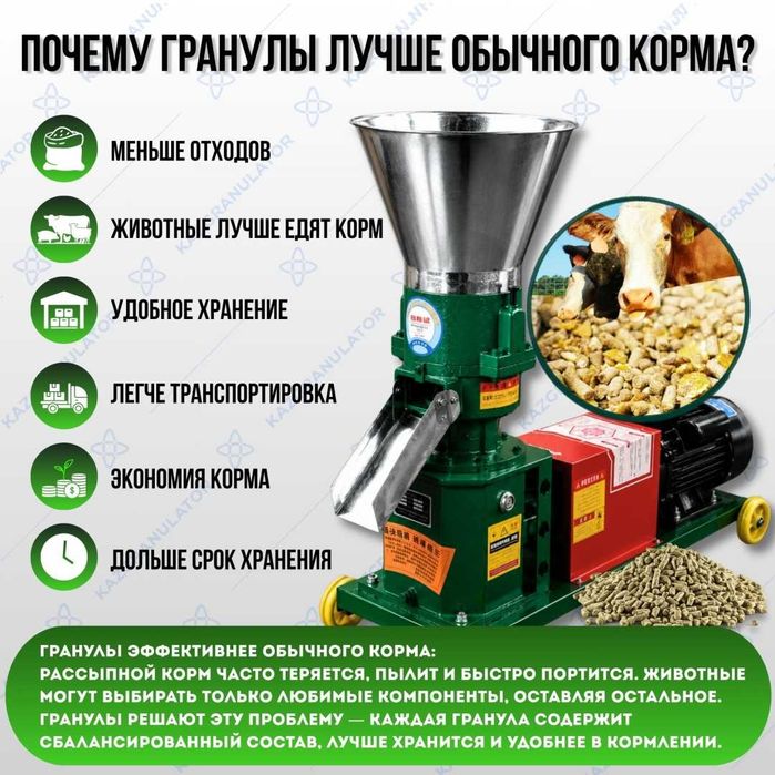 KAZGRANULATOR.Грануляторы для производства комбикорна
