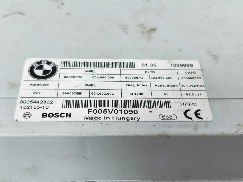 Unitate control deschidere haion BMW Seria 5 F10 F11 COD: 61357266666 2011 / [2009-2016] / (5G3)