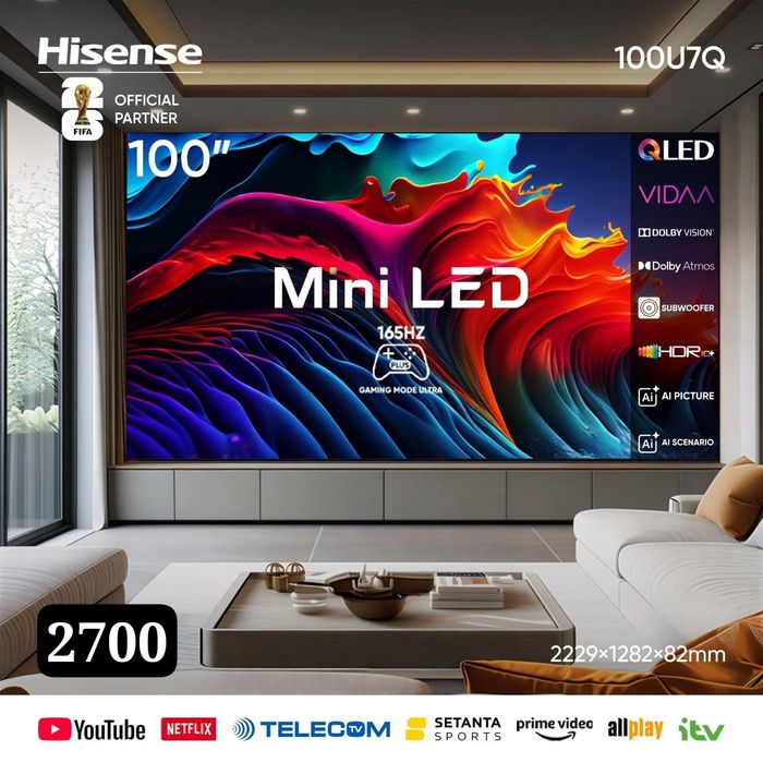 Телевизор Hisense 100U7Q
