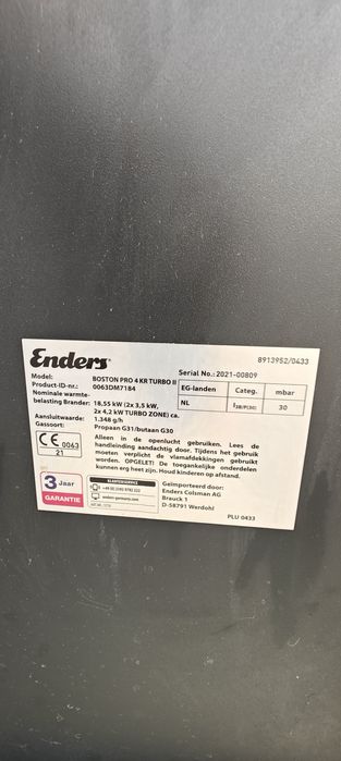 Газово барбекю Enders Boston Pro 4 KR Turbo II Gas Grill