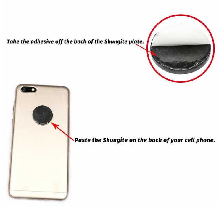 Антистатична Защитна Пластина Шунгит Смартфон Таблет Лаптоп Рутер PC
