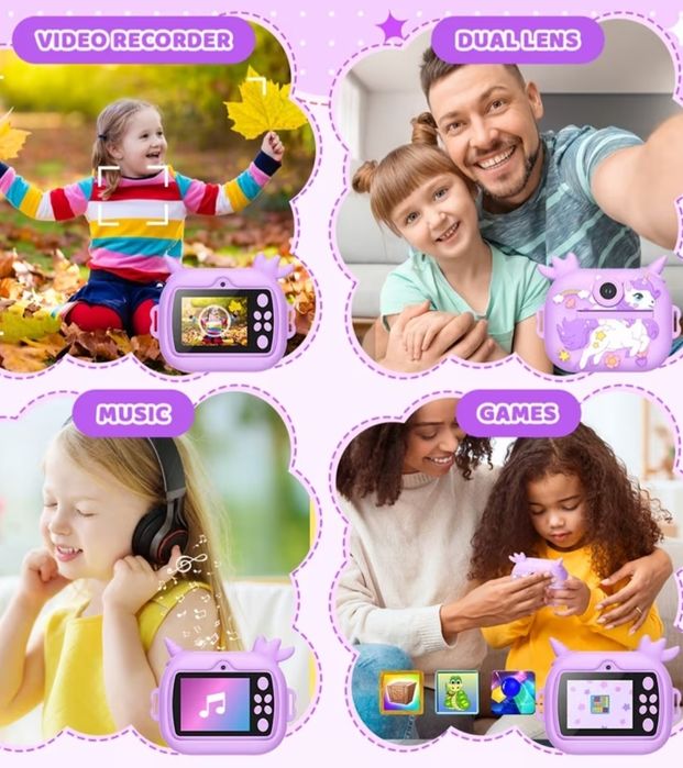 Camera foto copii cu imprimare
