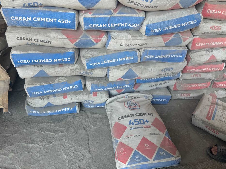 Цемент М450 cezam с доставкой по Ташкенту sement cement
