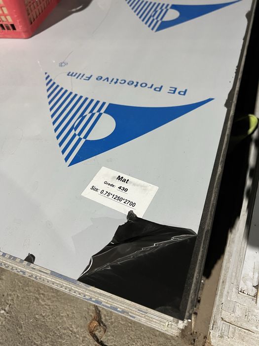 Лист из нержавейка 0,4мм 10,0мм