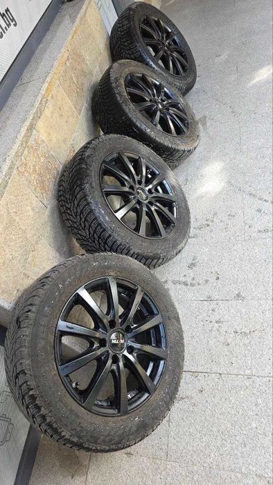 4 бр. Алуминиеви Джанти RIAL 16" Nissan Juke 5x114.3 ET18 + TPMS | зимни гуми подарък