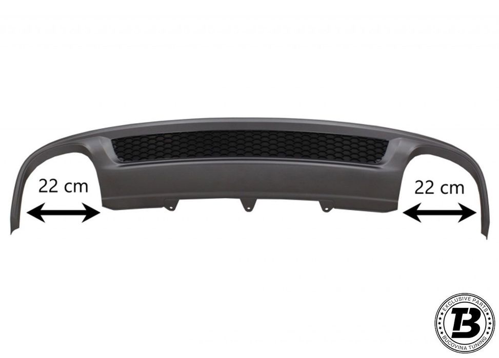 Difuzor Bara Spate compatibil cu Audi A4 B8 S Line Design