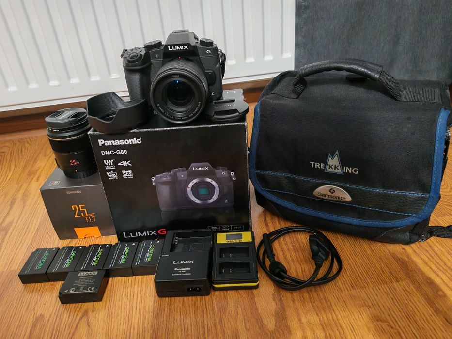 Panasonic G80 kit complet