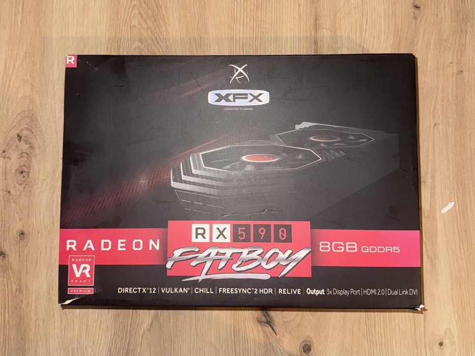 Vând Placă Video AMD RX 590 Fatboy 8G in stare perfecta