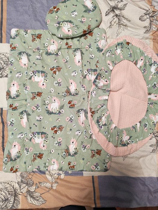 Двулицев комплект за количка