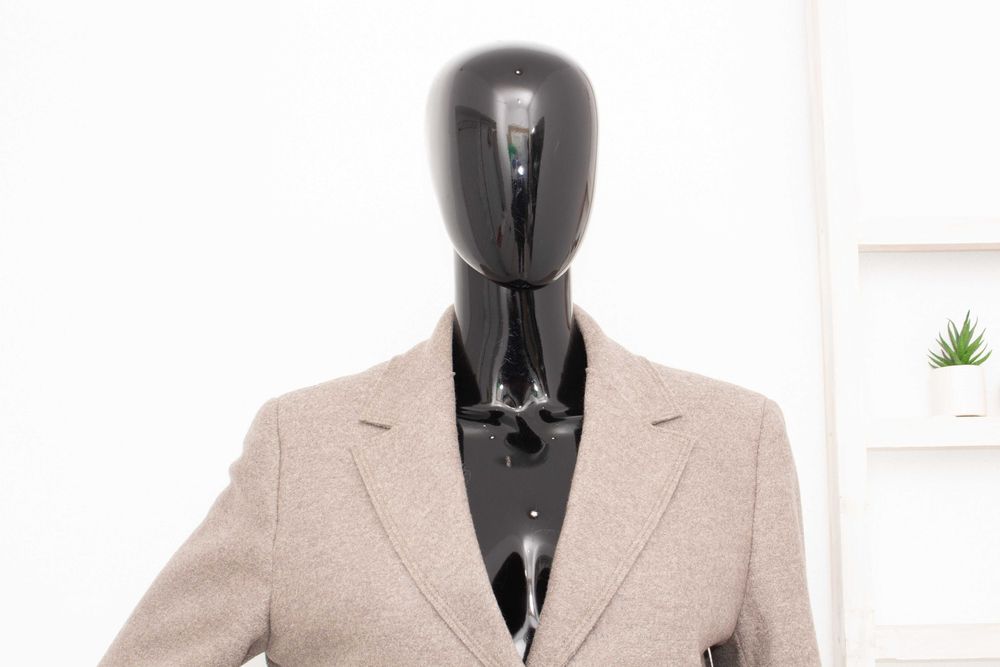 Weekend Max Mara оригинално дамско сако бежово 100% вълна L