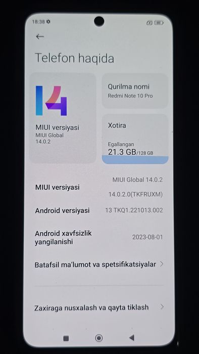 Redmi note 10 pro