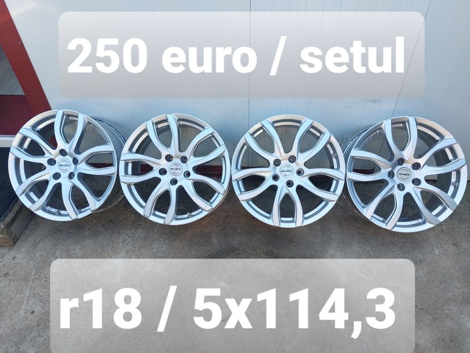 Jante aluminiu r18 / Kia Hyundai Nissan Renault Mazda Toyota / 5x114,3
