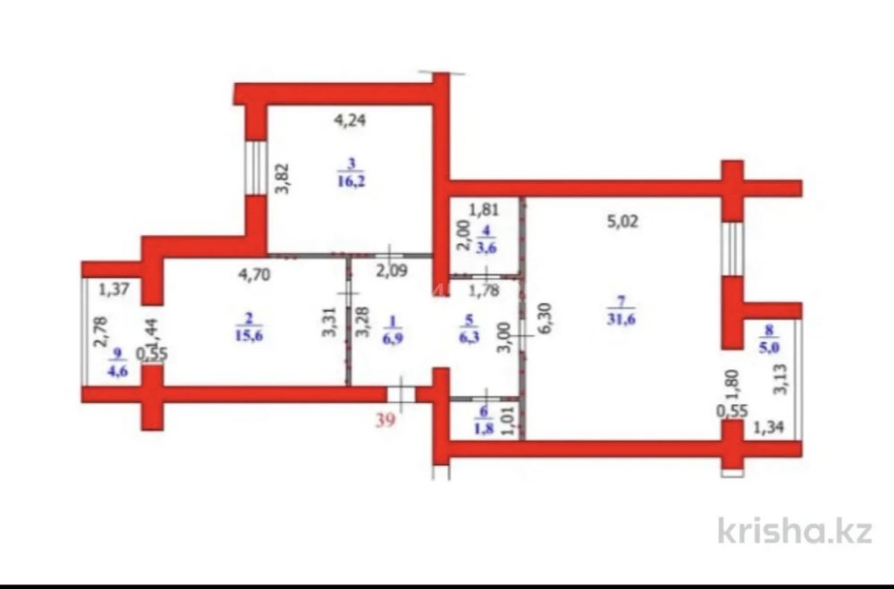 Продам центр 2х ком кв