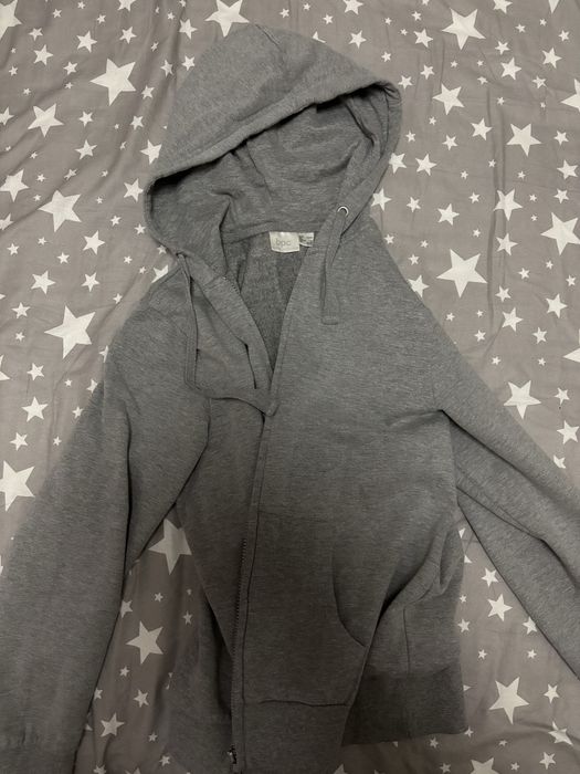 кофта серая на молнии