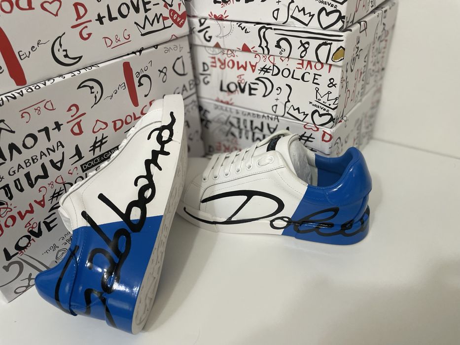 Adidasi Dolce Gabbana Portofino BLUE Premium Edition