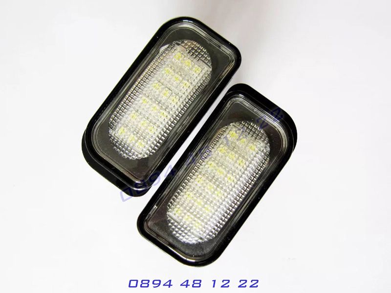 Mercedes C Class W203 Седан LED Диодни Плафони Заден Номер Осветление