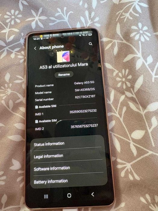 Telefon Samsung A53 128Gb, 6GB RAM