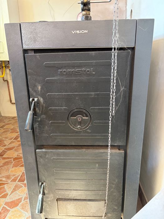 Centrala pe lemne 27-31kw cu Puffer 500l