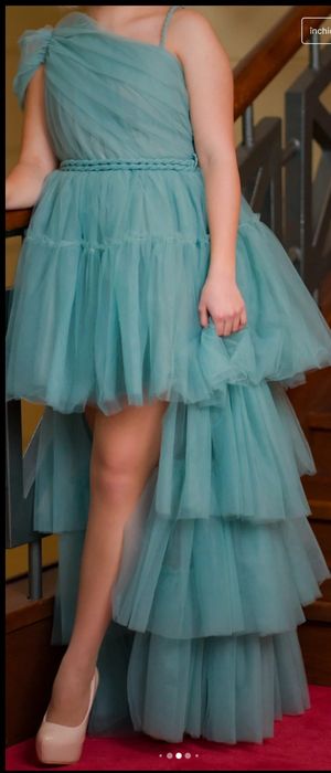 Rochie eleganta turcoaz