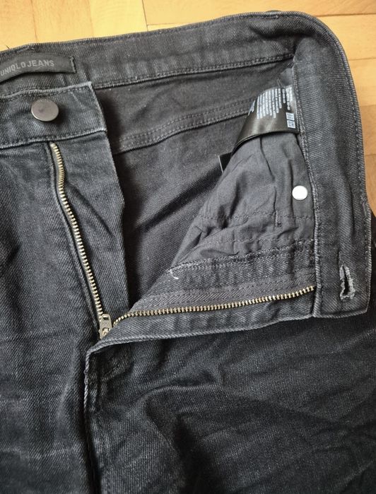 Blugi Uniqlo Slim Fit, Negri, Damă - 27x32 (S)