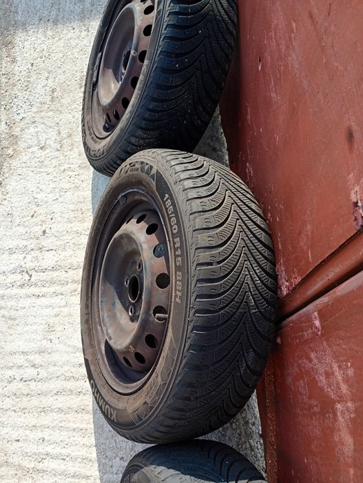 Set jante tabla cu Cauciucuri M+S Toyota Yaris 185/60R15