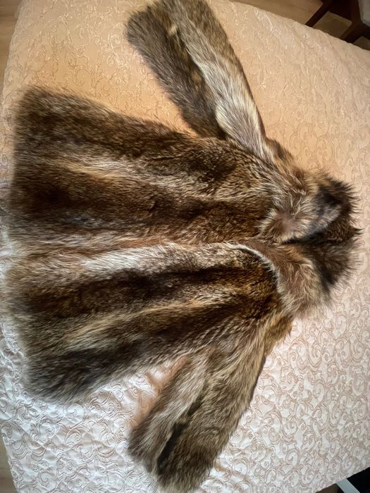 Дамско палто естествена кожа (лисица)