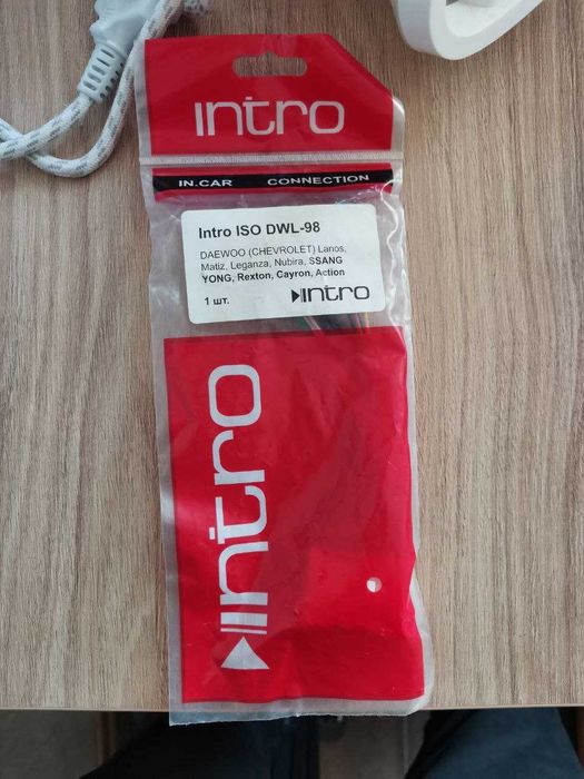 ISO переходник DAEWOO Lanos, Matiz, Leganza SsangYong. IntroISO DWL-98: ...