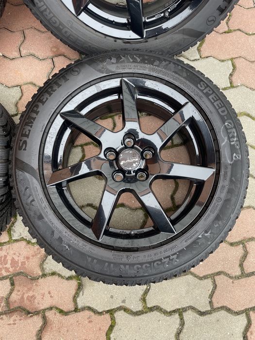 Jante de aluminiu Audi/VW R17 cu cauciucuri ca noi de iarna