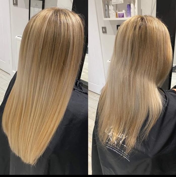 Montaj extensii de par natural Tape-on