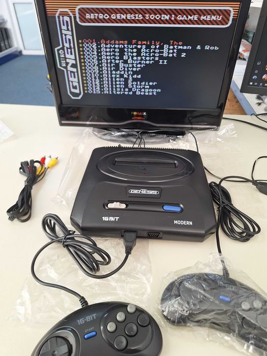 Genesis Sega Mega Drive Game Retro Game Console 16 Bit, 300 jocuri