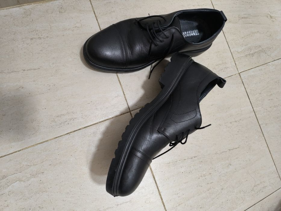 Есенни кожени мъжки обувки