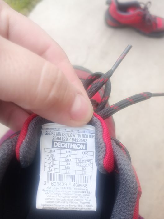 Ghete drumeție Decathlon Nr .34si Nr.35