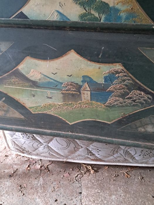 Табли за легло,стари ръчно рисувани