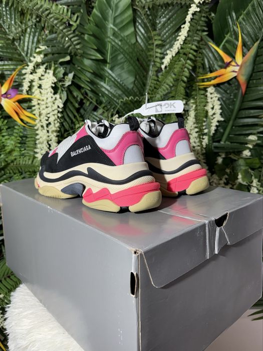 Balenciaga Triple S Pink White Black