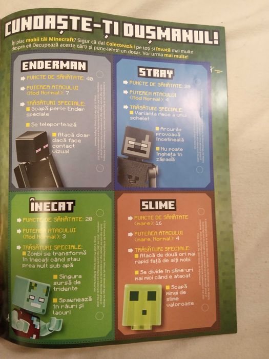 Lego Minecraft seturi mici, noi, sigilate, cu reviste