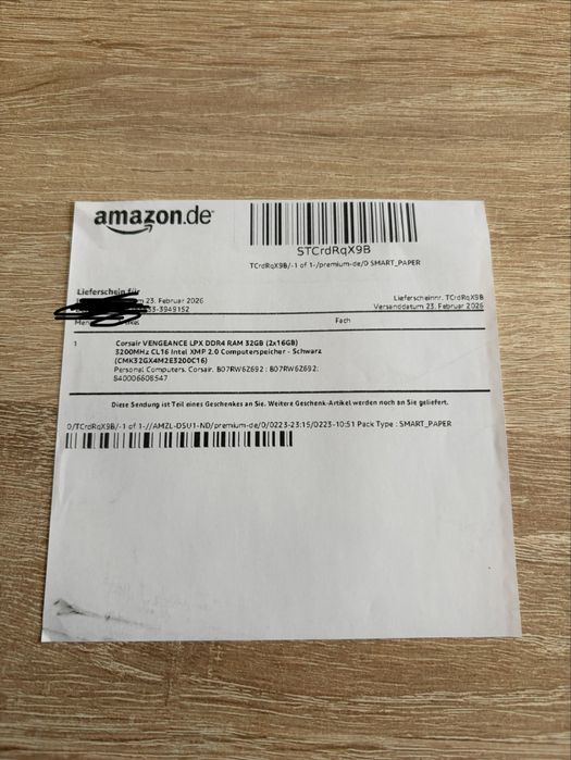 Corsair Vengeance LPX 2x16GB 3200MHz DDR4 - чисто ново, гаранция