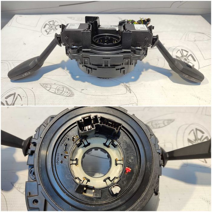 Ansamblu manete comenzi volan + spiră BMW Seria 1 E81 E87 9122509 2010 / [2004-2011] / (5A3)