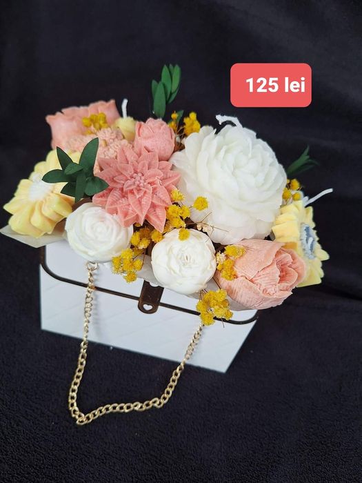 Lumânări handmade din ceara de soia.