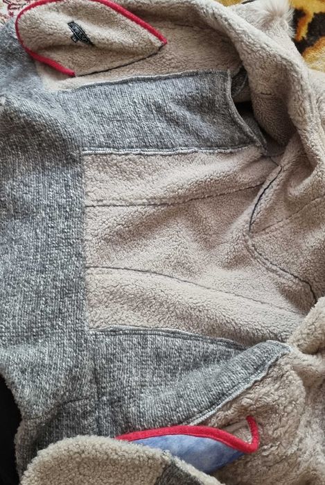 Дубленка- пилот с  капюшоном, женская