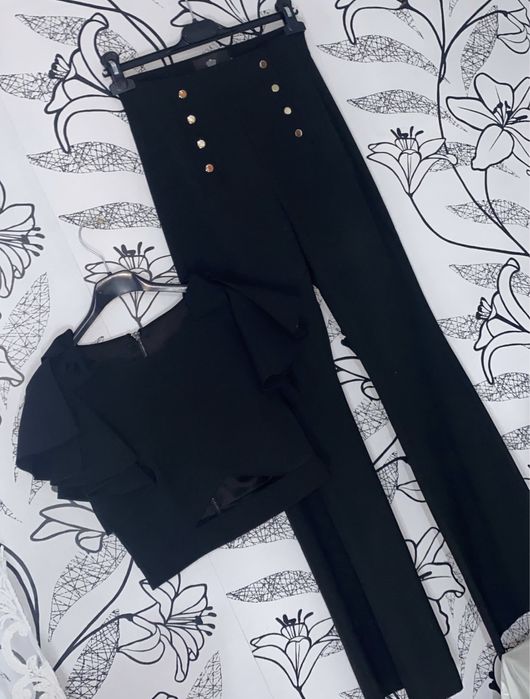 Черен дамски  комплект junona