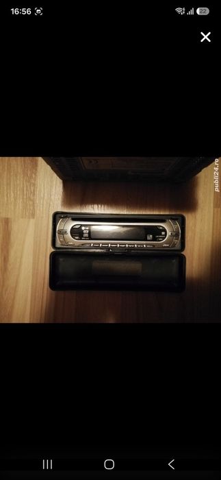 Vând casetofon mp3, LG, față detașabilă și boxe pereche față și spate pentru (Logan)