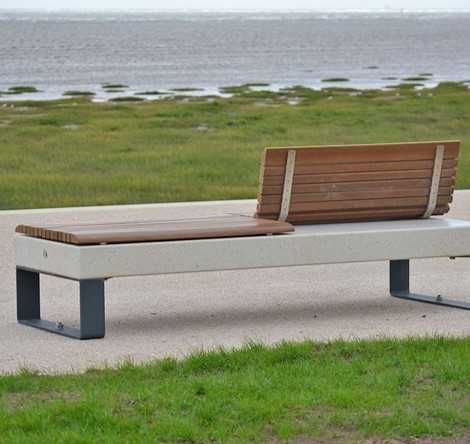 Скамейка мраморная c спинки и без спинки / урна