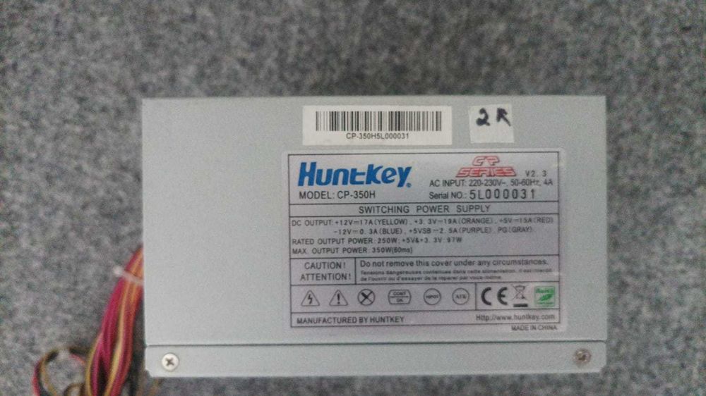 Продается блок питания HuntKey CP-350H 350W