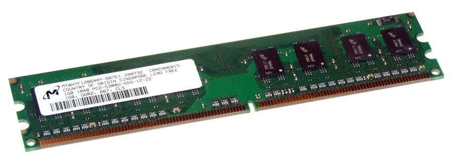 1 GB DDR 2 оперативная память